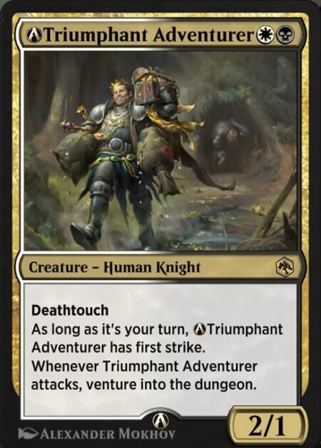 A-Triumphant Adventurer - Deathtouch