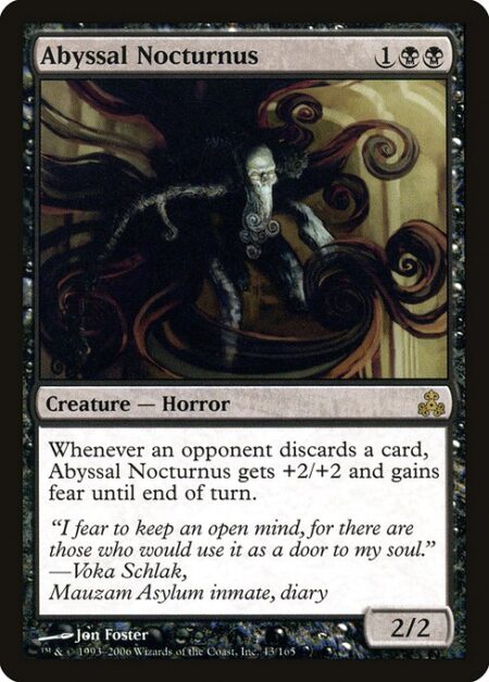Abyssal Nocturnus - Whenever an opponent discards a card
