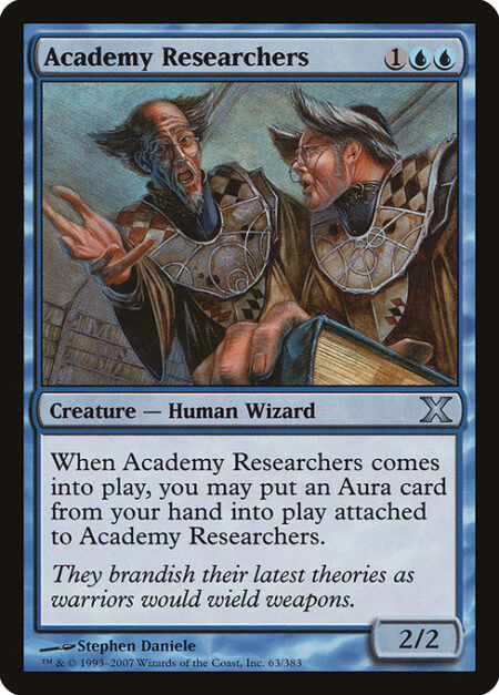 Academy Researchers - When Academy Researchers enters the battlefield