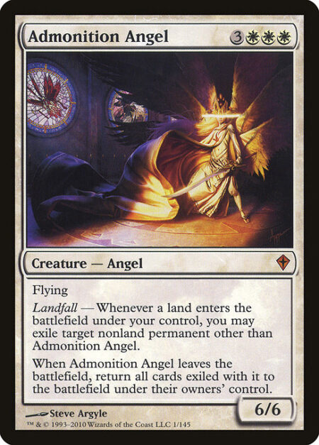 Admonition Angel - Flying