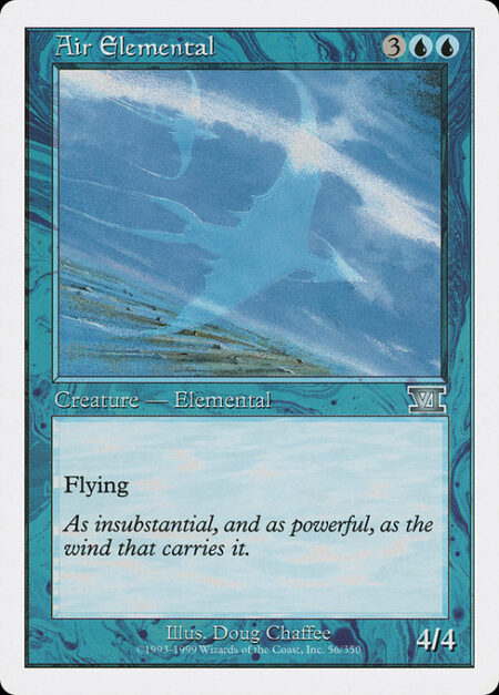 Air Elemental - Flying