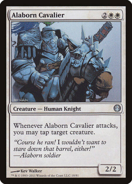 Alaborn Cavalier - Whenever Alaborn Cavalier attacks