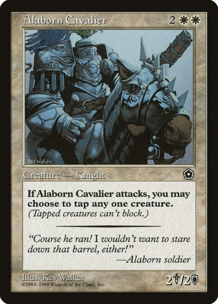 Alaborn Cavalier - Whenever Alaborn Cavalier attacks