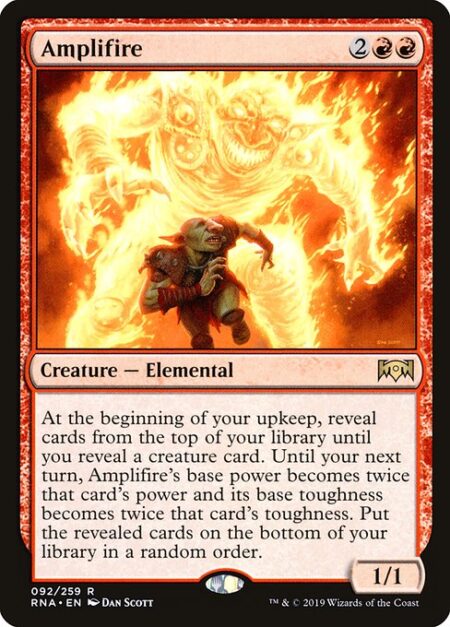 Amplifire - At the beginning of your upkeep