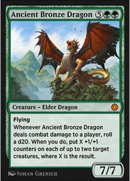 Ancient Bronze Dragon - Flying