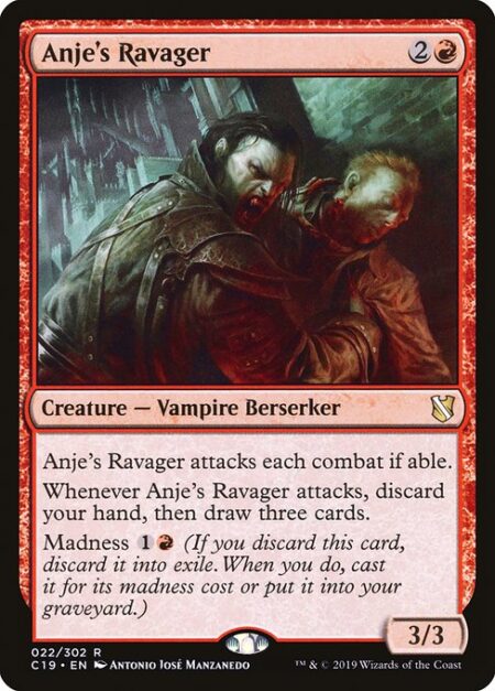Anje's Ravager - Anje's Ravager attacks each combat if able.