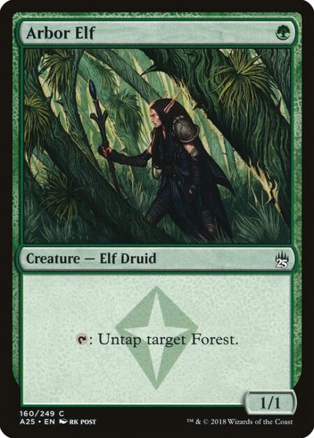 Arbor Elf - {T}: Untap target Forest.