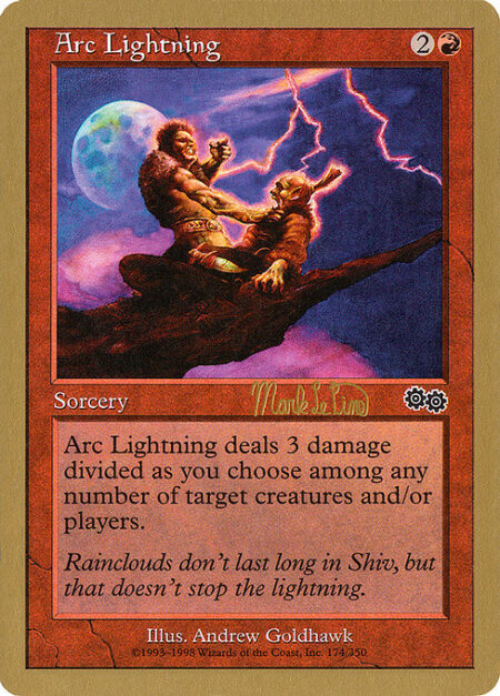 Arc Lightning - Arc Lightning deals 3 damage divided as you choose among one