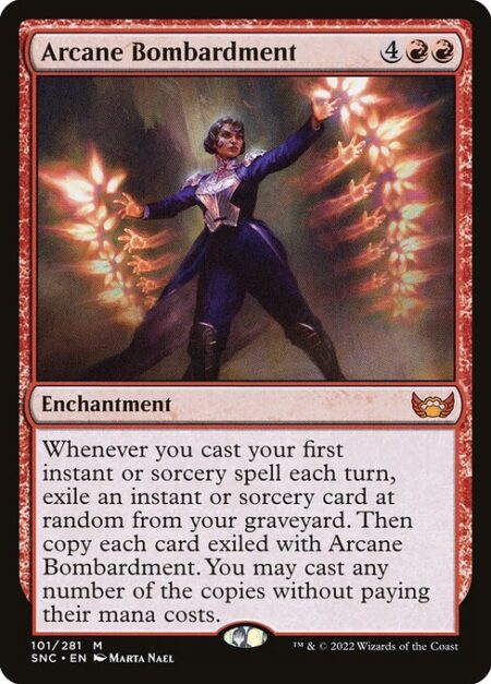 Arcane Bombardment - Whenever you cast your first instant or sorcery spell each turn