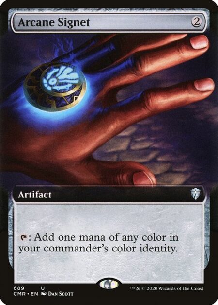 Arcane Signet - {T}: Add one mana of any color in your commander's color identity.