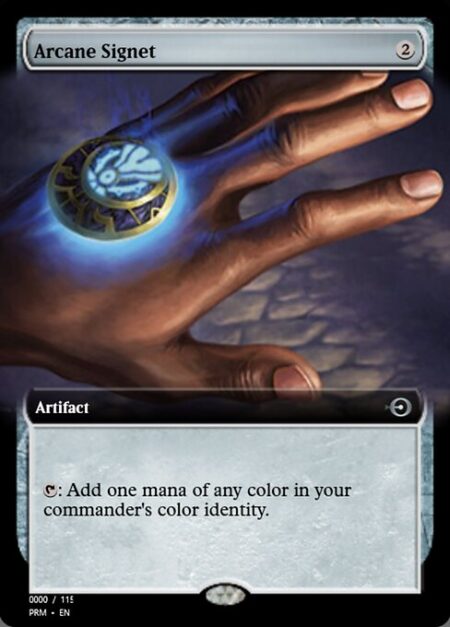 Arcane Signet - {T}: Add one mana of any color in your commander's color identity.