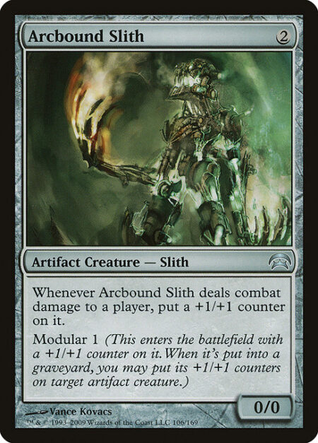 Arcbound Slith - Whenever Arcbound Slith deals combat damage to a player