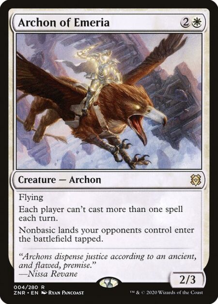 Archon of Emeria - Flying