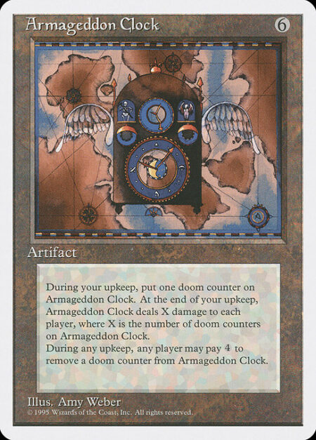 Armageddon Clock - At the beginning of your upkeep