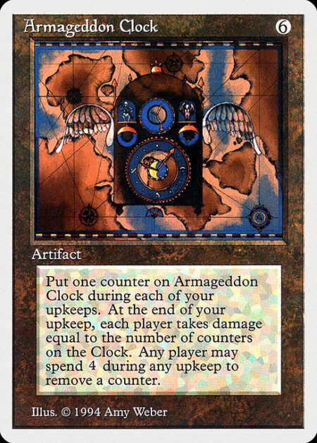 Armageddon Clock - At the beginning of your upkeep