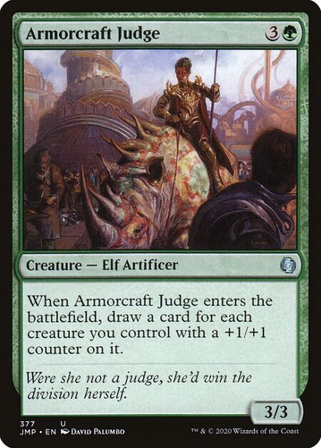 Armorcraft Judge - When Armorcraft Judge enters the battlefield