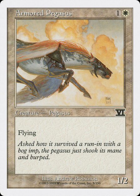 Armored Pegasus - Flying