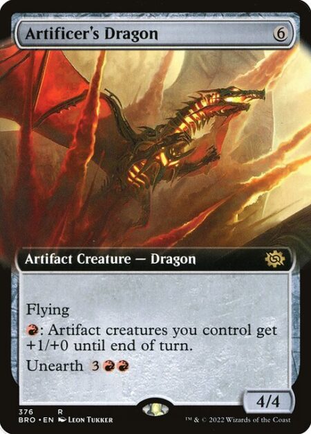 Artificer's Dragon - Flying