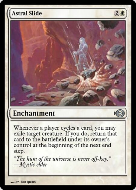 Astral Slide - Whenever a player cycles a card