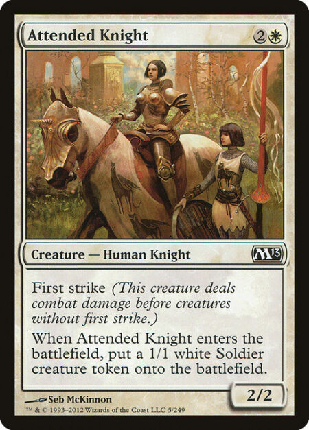 Attended Knight - First strike