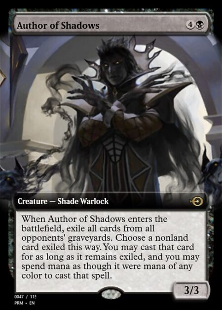 Author of Shadows - When Author of Shadows enters the battlefield