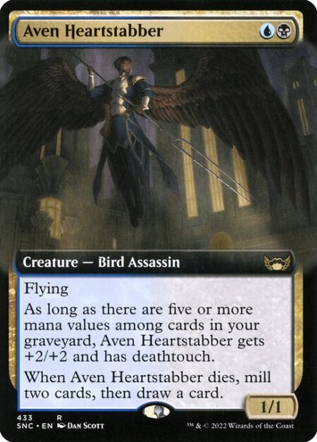 Aven Heartstabber - Flying