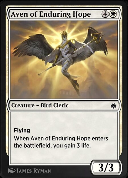 Aven of Enduring Hope - Flying