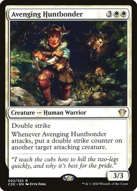 Avenging Huntbonder - Double strike