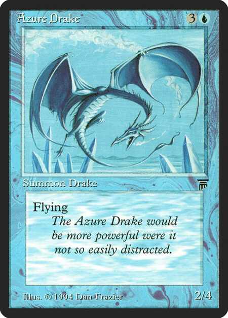 Azure Drake - Flying