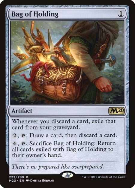 Bag of Holding - Whenever you discard a card