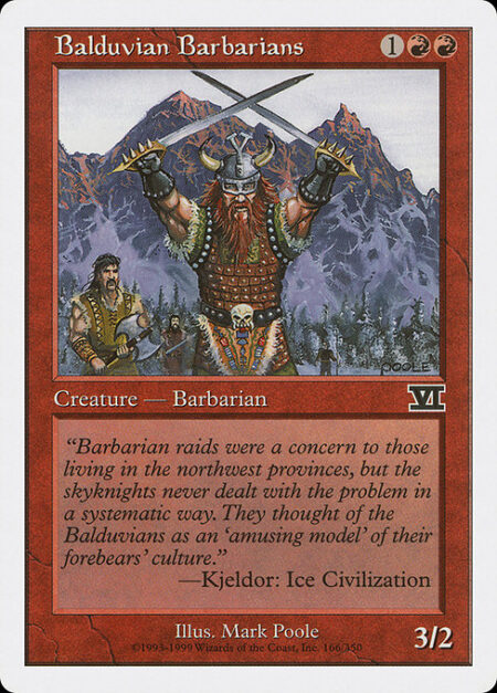 Balduvian Barbarians -