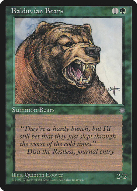 Balduvian Bears -