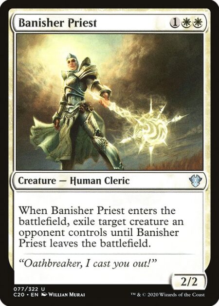 Banisher Priest - When Banisher Priest enters