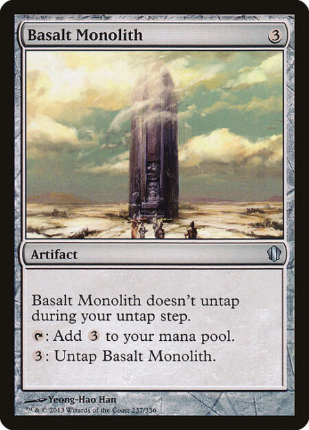 Basalt Monolith - Basalt Monolith doesn't untap during your untap step.