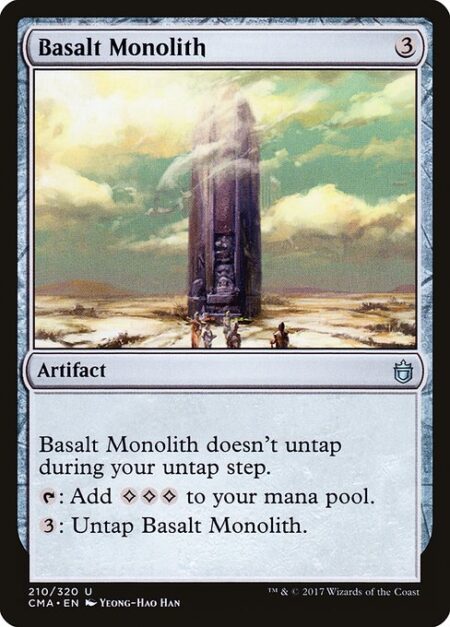 Basalt Monolith - Basalt Monolith doesn't untap during your untap step.