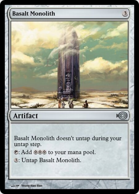 Basalt Monolith - Basalt Monolith doesn't untap during your untap step.