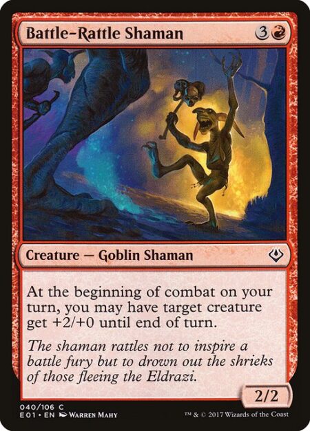 Battle-Rattle Shaman - At the beginning of combat on your turn
