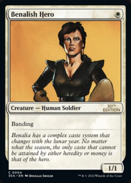 Benalish Hero - Banding (Any creatures with banding