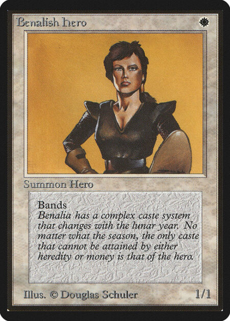 Benalish Hero - Banding (Any creatures with banding