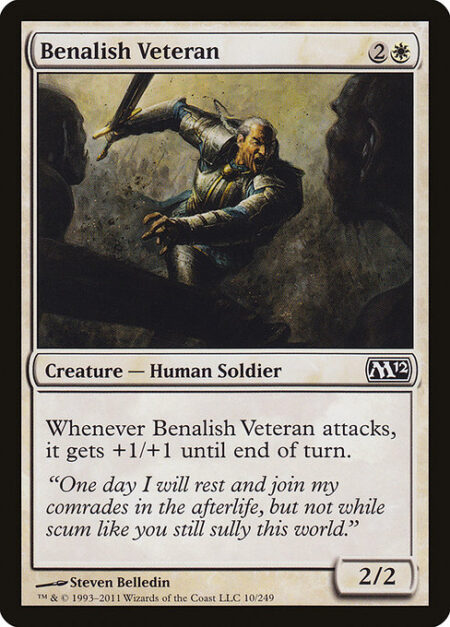 Benalish Veteran - Whenever Benalish Veteran attacks