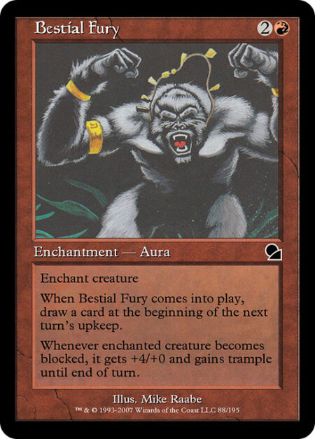 Bestial Fury - Enchant creature