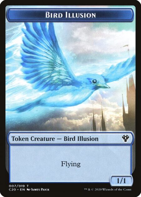 Bird Illusion - Flying