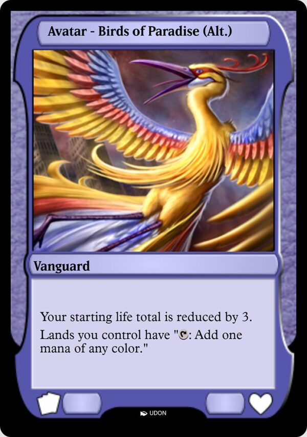 Birds of Paradise Avatar - Lands you control have "{T}: Add one mana of any color."