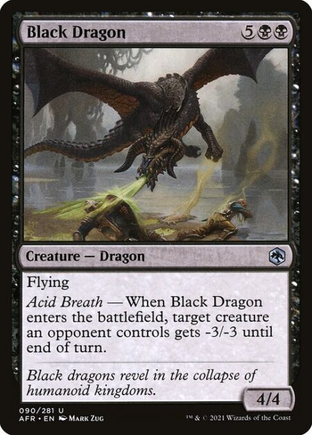 Black Dragon - Flying