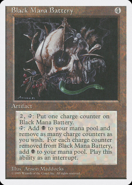 Black Mana Battery - {2}