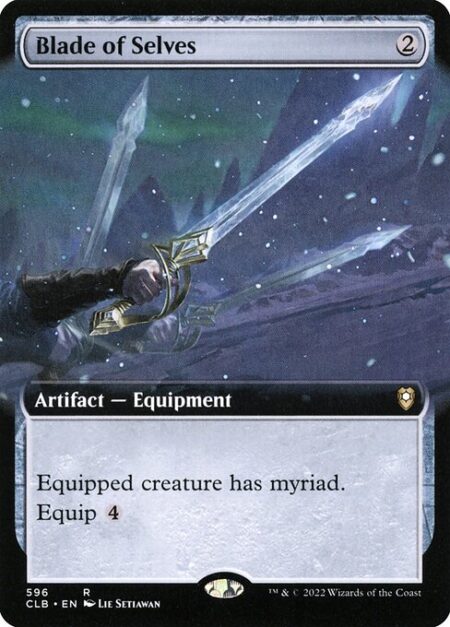 Blade of Selves - Equipped creature has myriad. (Whenever it attacks