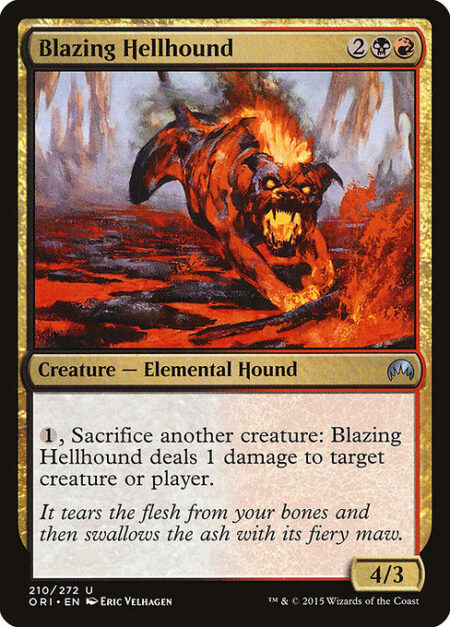 Blazing Hellhound - {1}