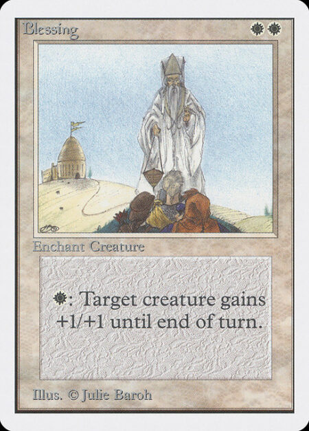 Blessing - Enchant creature