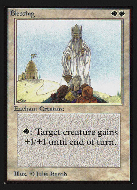 Blessing - Enchant creature