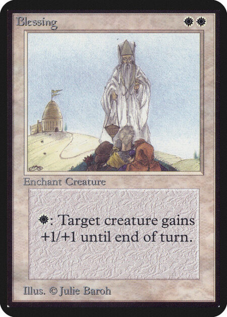 Blessing - Enchant creature